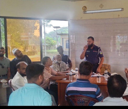 নান্দাইলে নব যোগদানকৃত ওসির উপজেলায় কর্মরত সাংবাদিকদের সাথে মতবিনিময় সভা অনুষ্ঠিত।